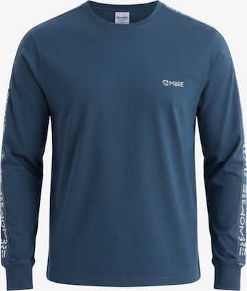 Ombre Shirt in Blau: Vorderseite