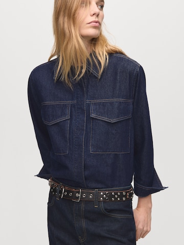 Veste mi-saison 'AYLIN' MANGO en bleu : devant