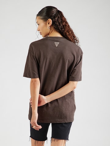 T-shirt 'PANTHERS' GUESS en marron