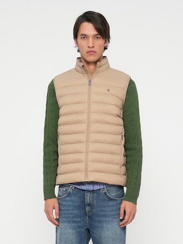 TOMMY HILFIGER Vesta – béžová: přední strana