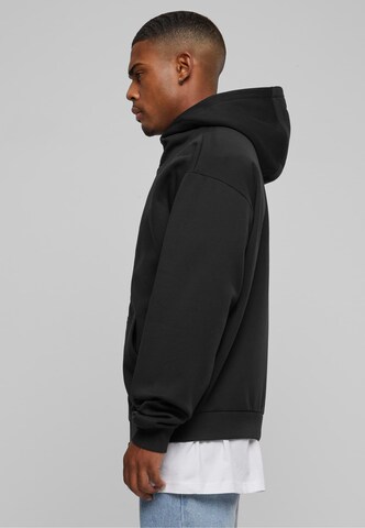 Urban Classics Zip-Up Hoodie in Black