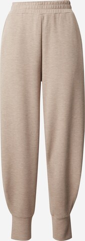 Effilé Pantalon de sport Varley en beige : devant