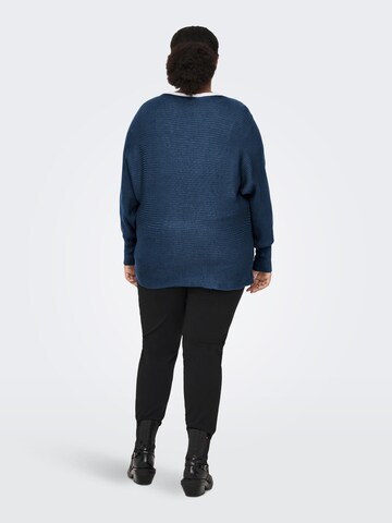 ONLY Carmakoma Sweater 'Adaline' in Blue