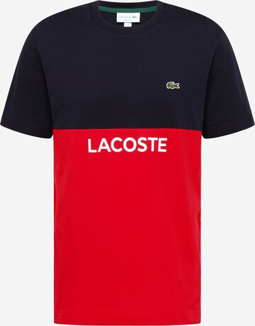 T-Shirt LACOSTE en bleu : devant