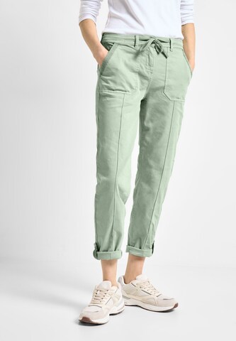 CECIL Loose fit Pants in Green: front