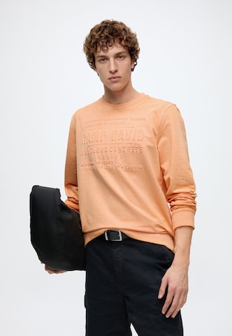 CAMP DAVID Sweatshirt in Orange