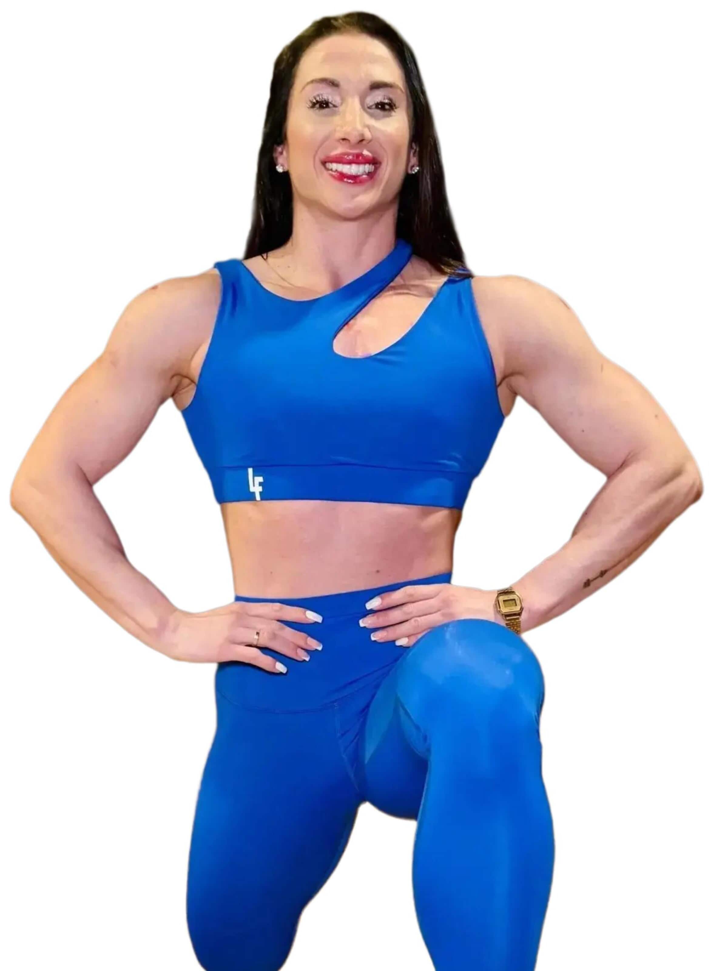 Top sportivo di LUXFEEL in blu
