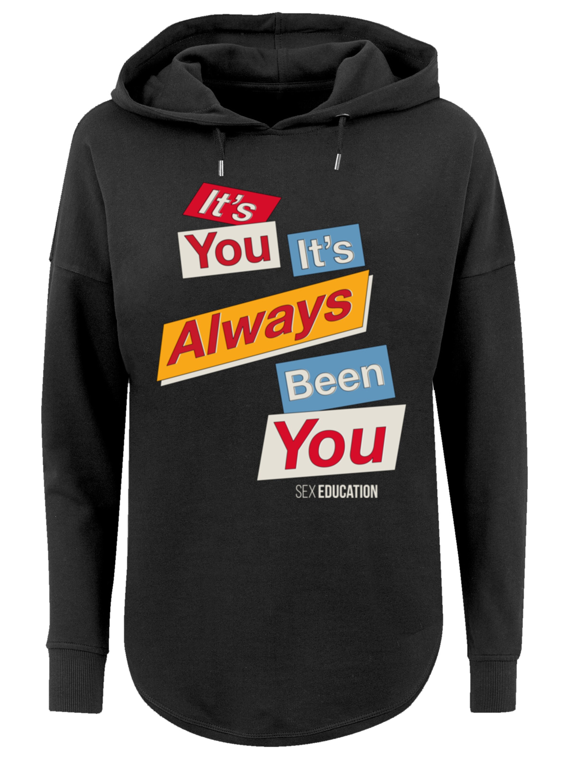 Sweat-shirt 'Sex Education It Always Been You Netflix TV Series' F4NT4STIC en noir : devant