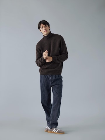 Casual Friday Strickpullover 'CFKarl' in Braun