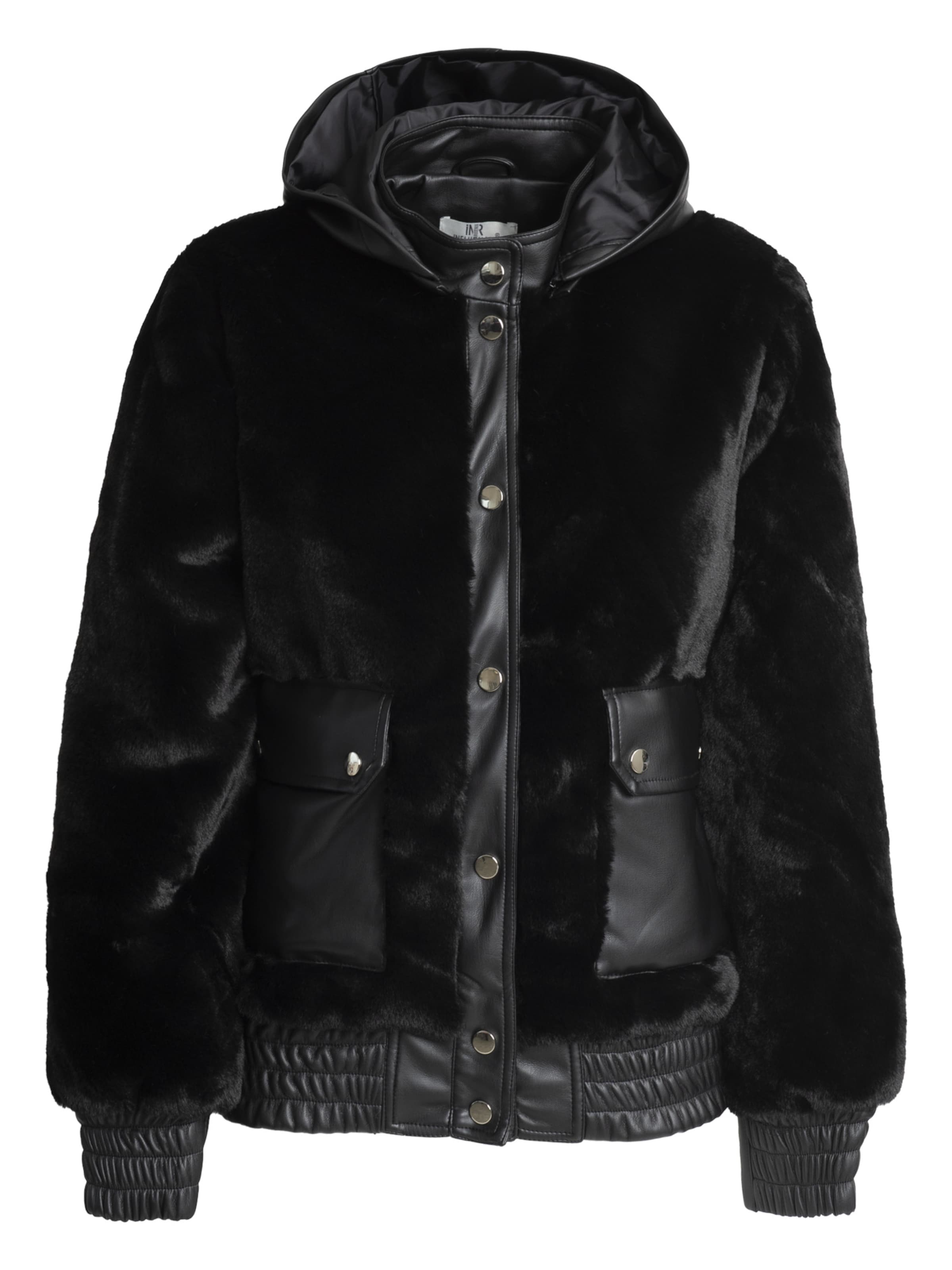 Influencer Between-season jacket in Black: front