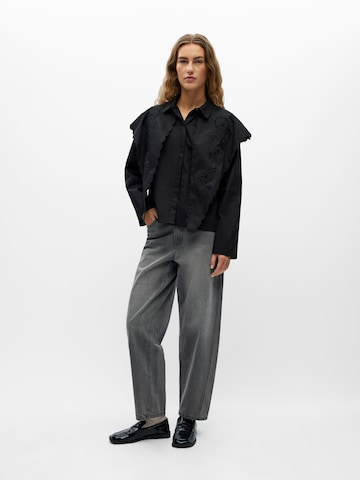 OBJECT Bluse i sort