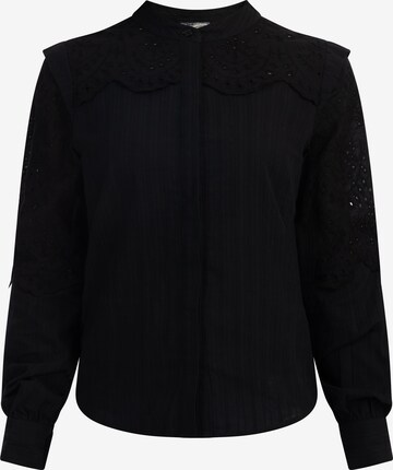 DreiMaster Vintage Blouse in Black: front