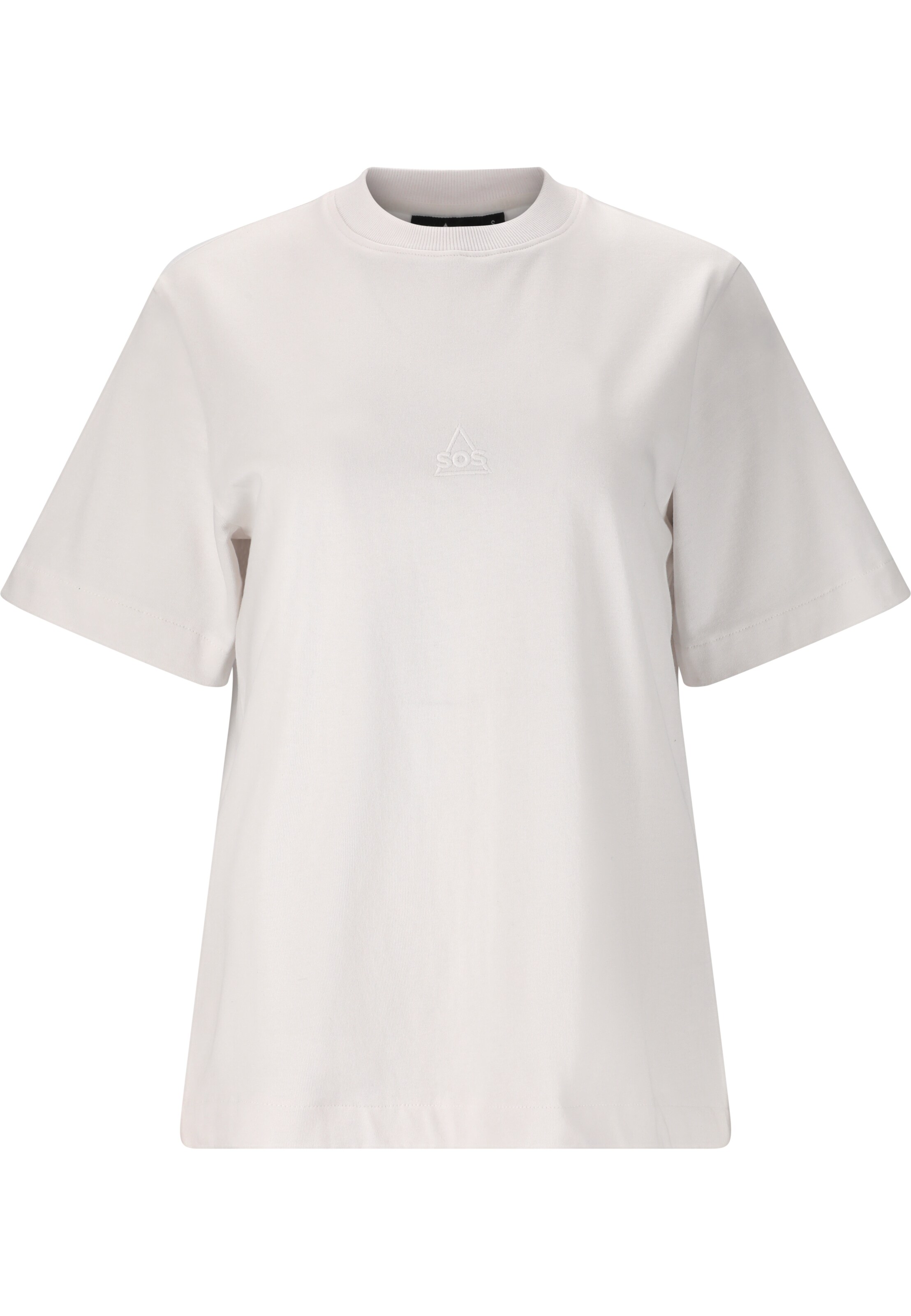 SOS Shirt 'Semeru' in Wit: voorkant
