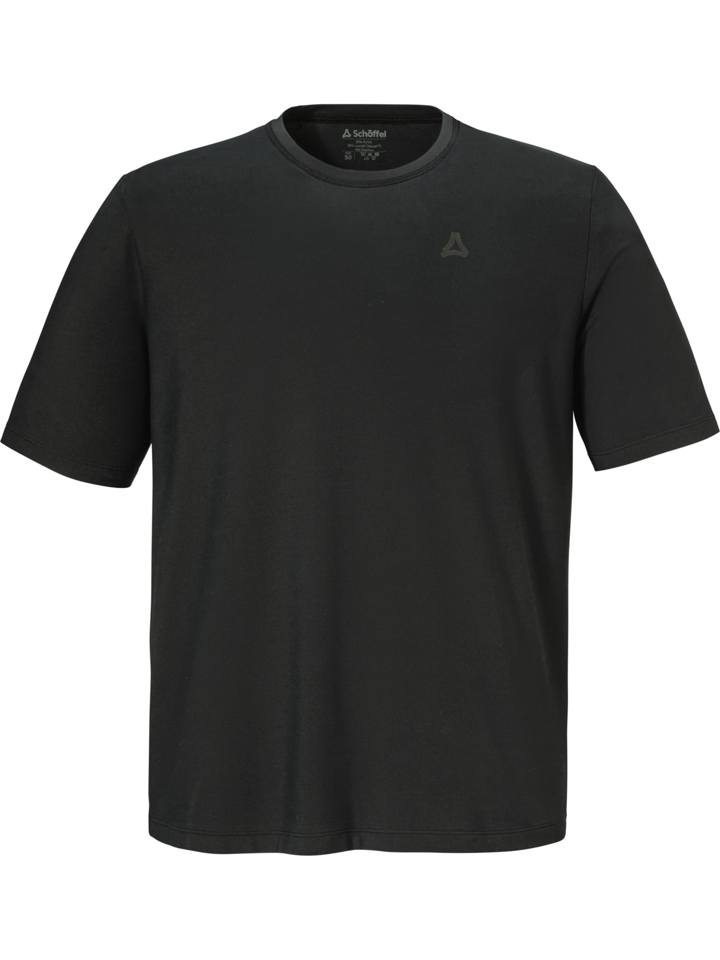 T-Shirt fonctionnel Schöffel en noir : devant