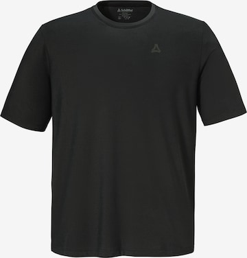 T-Shirt fonctionnel Schöffel en noir : devant