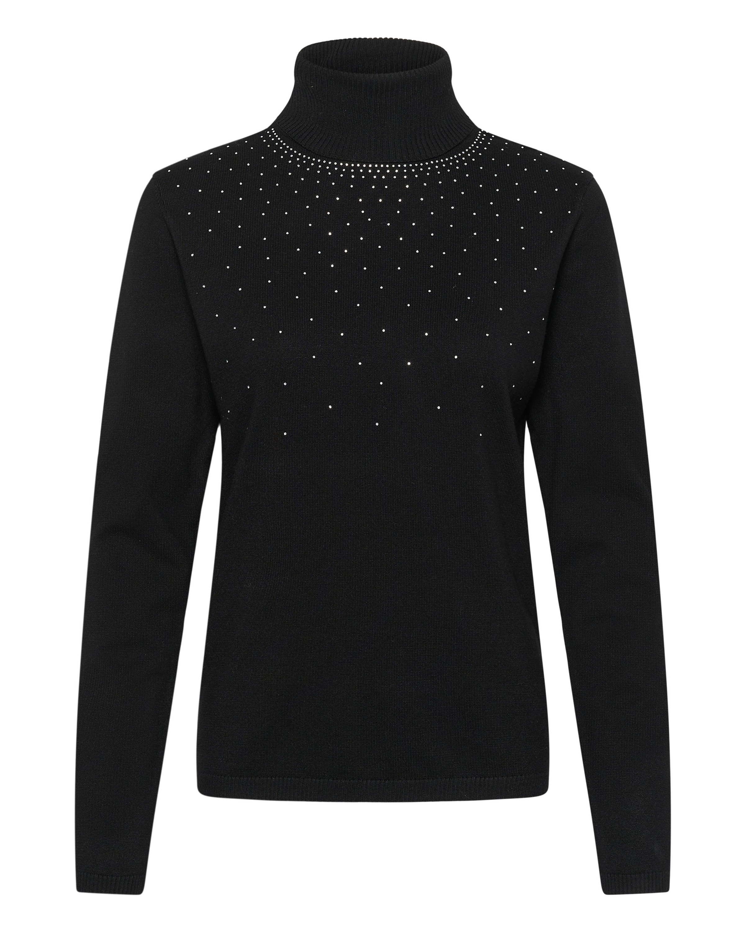 Pull-over CULTURE en noir : devant