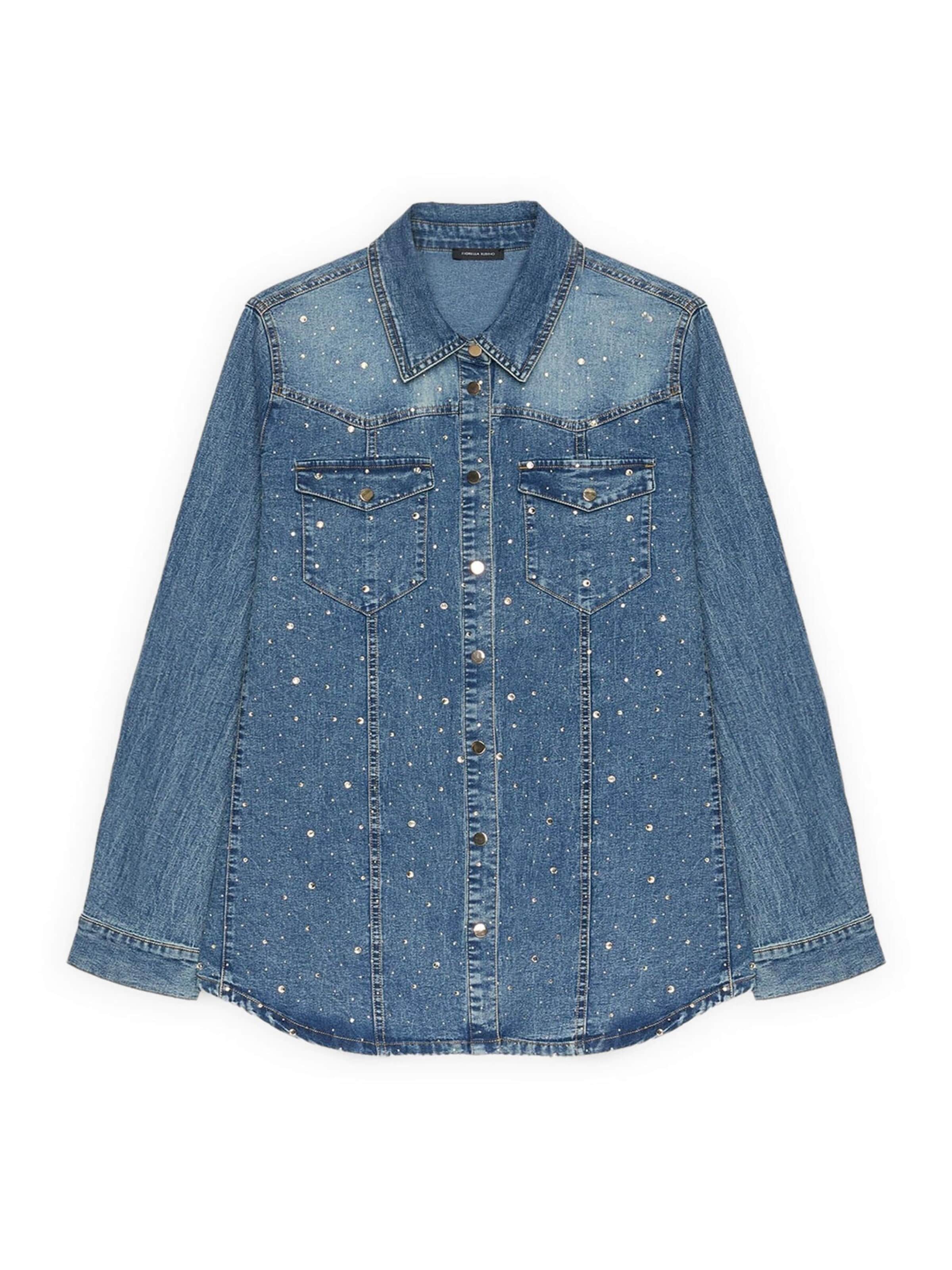 T-shirt Fiorella Rubino en bleu : devant
