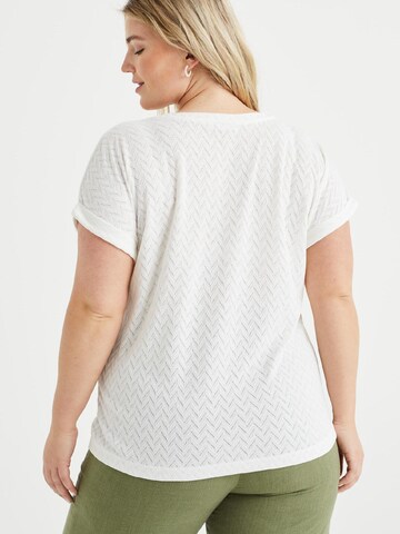 WE Fashion - Camiseta en blanco