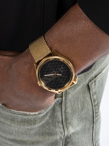 GUESS Analog watch 'GD REPUTATION' in Gold: front