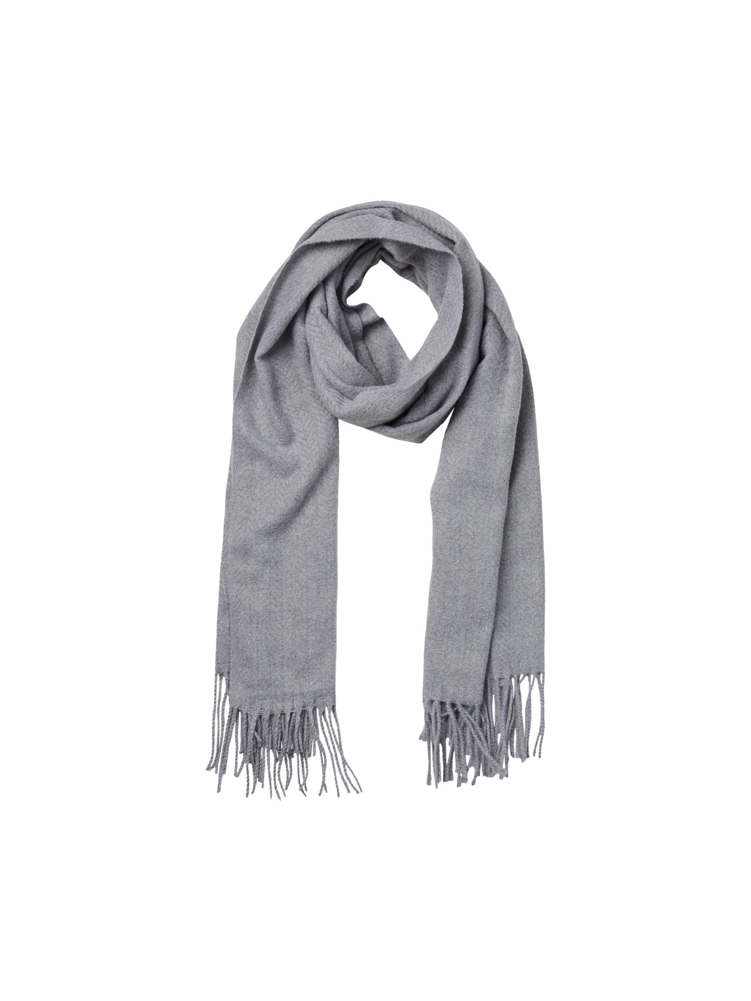 PIECES Sjaal 'Kial' in Grijs