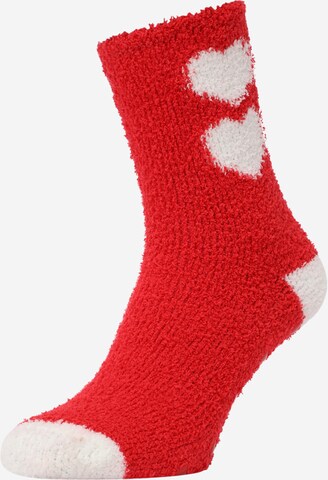 PJ Salvage Socks in Red: front