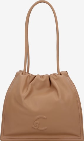Borsa a spalla 'Dulse' di Coccinelle in marrone: frontale