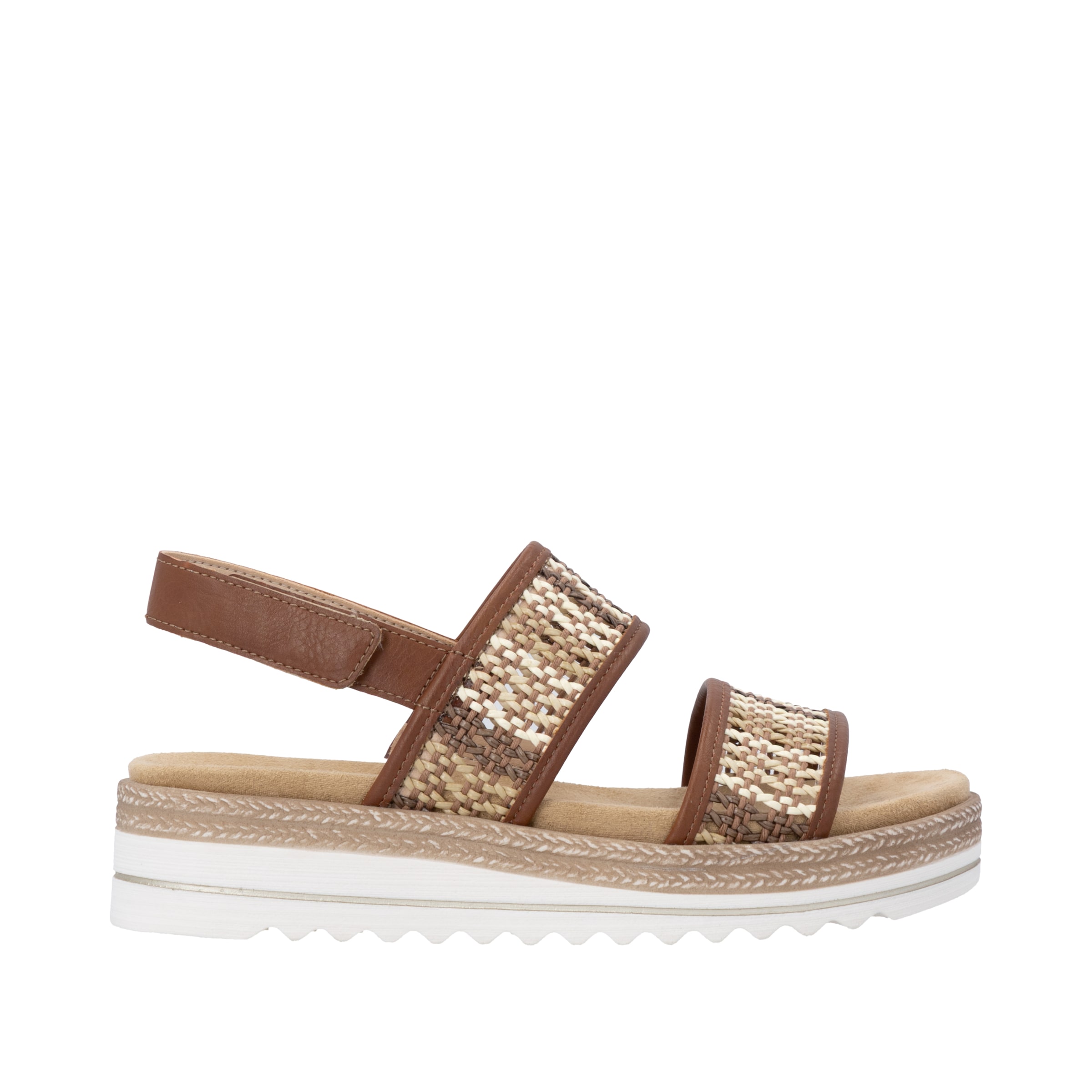 Sandales à lanières ' D0Q65 ' REMONTE en marron