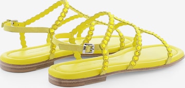 Kennel & Schmenger Strap Sandals ' HOLLY ' in Yellow