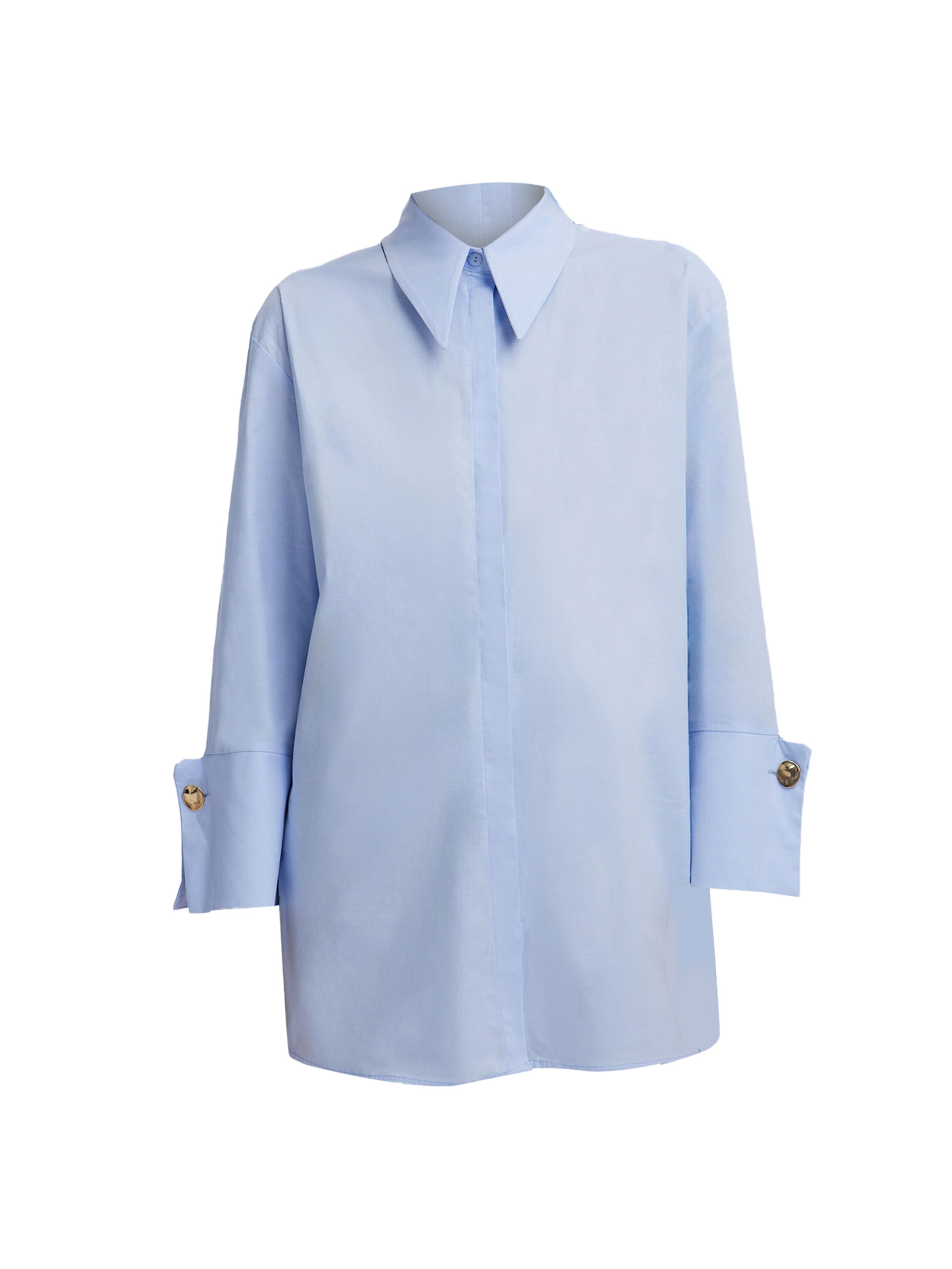 Touche Prive Klederdracht shirt in de kleur Blauw, Productweergave