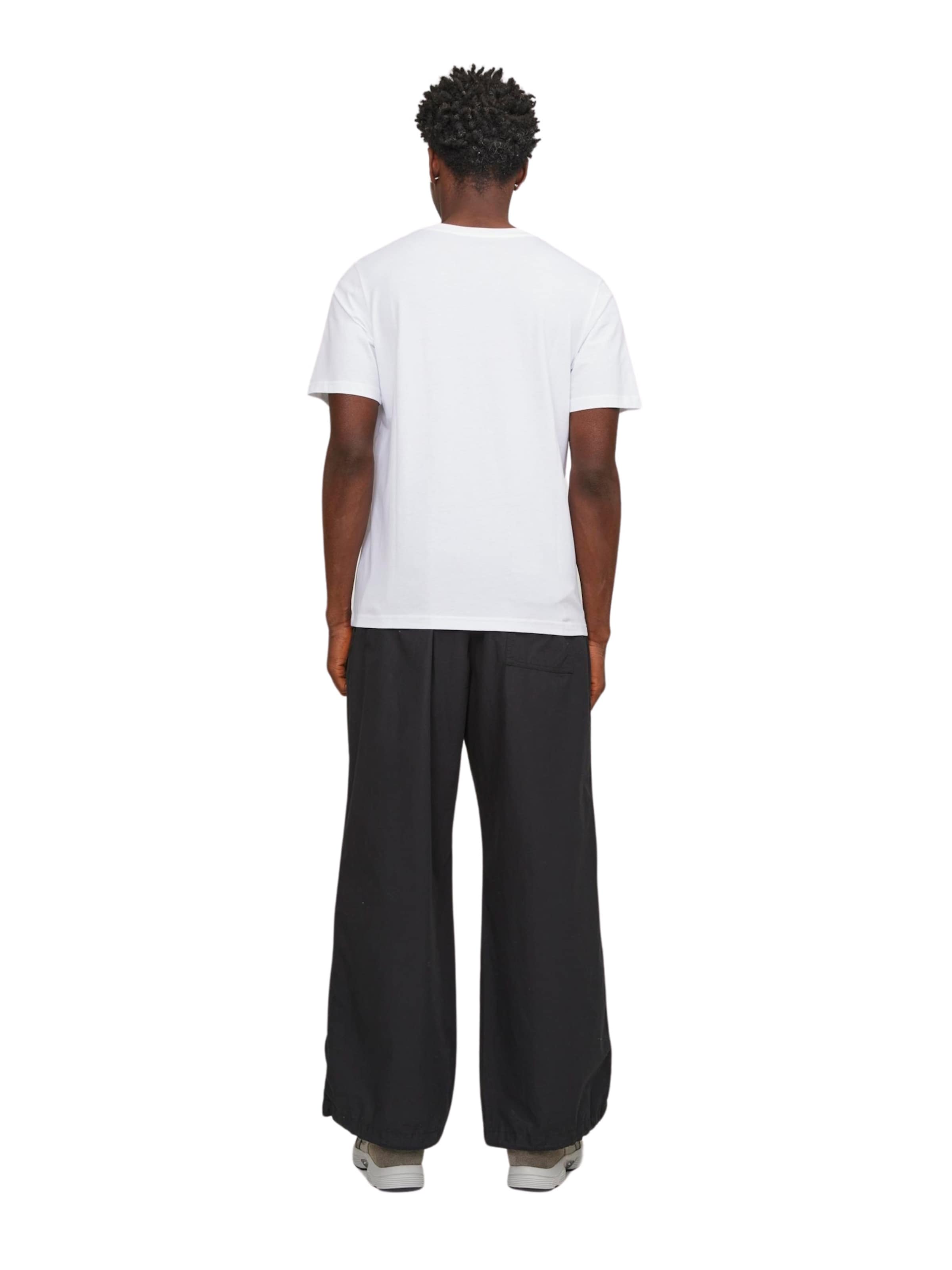 JACK & JONES Shirt 'Map' in White