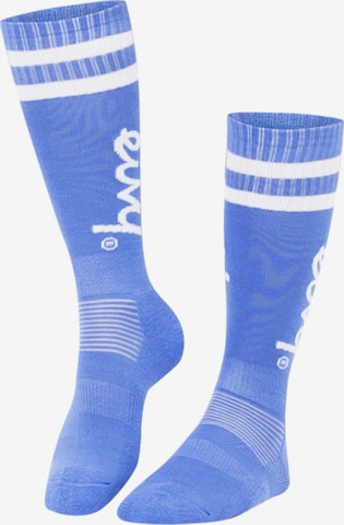 Eivy Socken Cheerleader Wool Skisocken mit gepolstertem Fußbett in Blau: Vorderseite