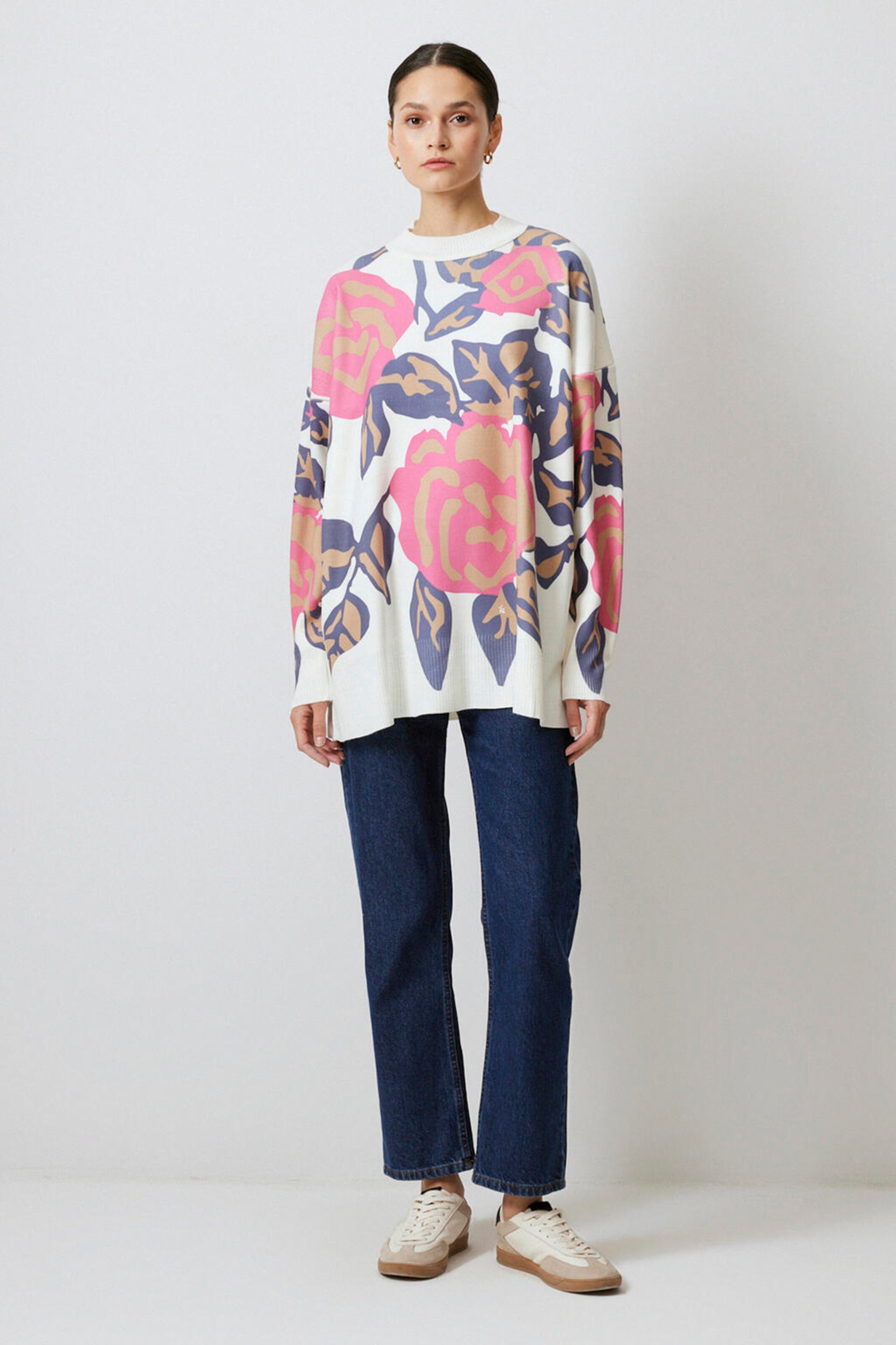 Touche Prive Pullover in Weiß: Vorderseite