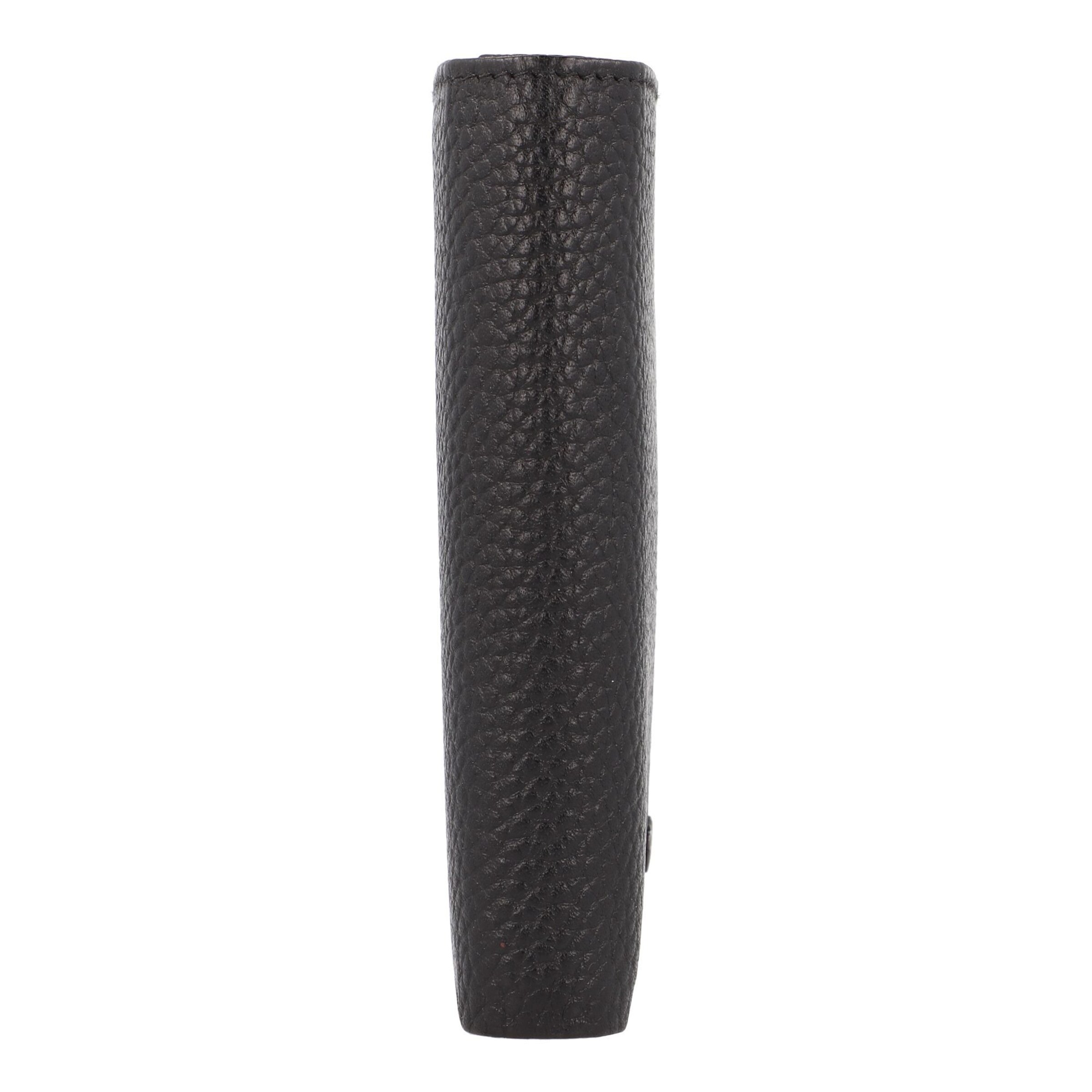 Braun Büffel Wallet 'Theo' in Black