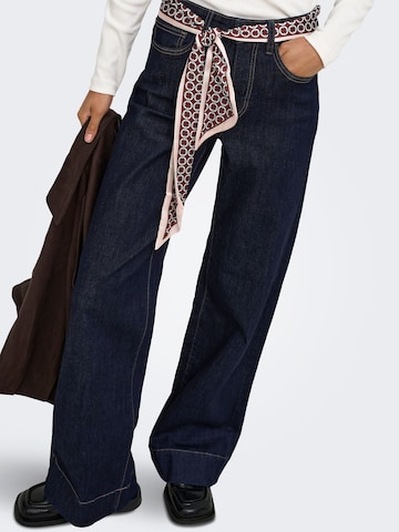 Wide leg Jeans 'ONLMADISON' di ONLY in blu