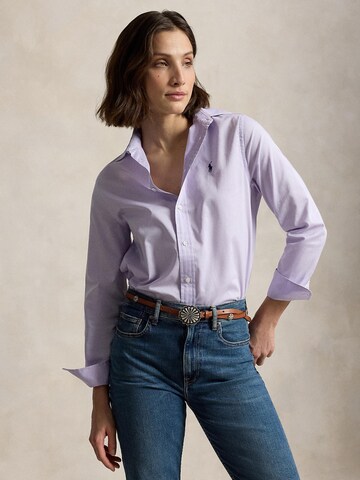 Chemisier Polo Ralph Lauren en violet : devant