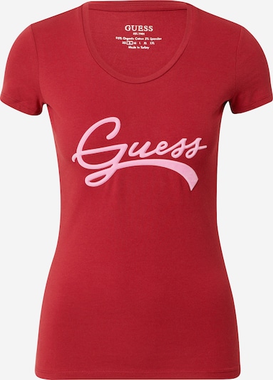 GUESS Koszulka w kolorze różowy pudrowy / czerwonym, Podgląd produktu