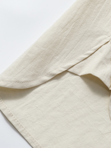 ALLTHEMEN Regular fit Button Up Shirt in Beige
