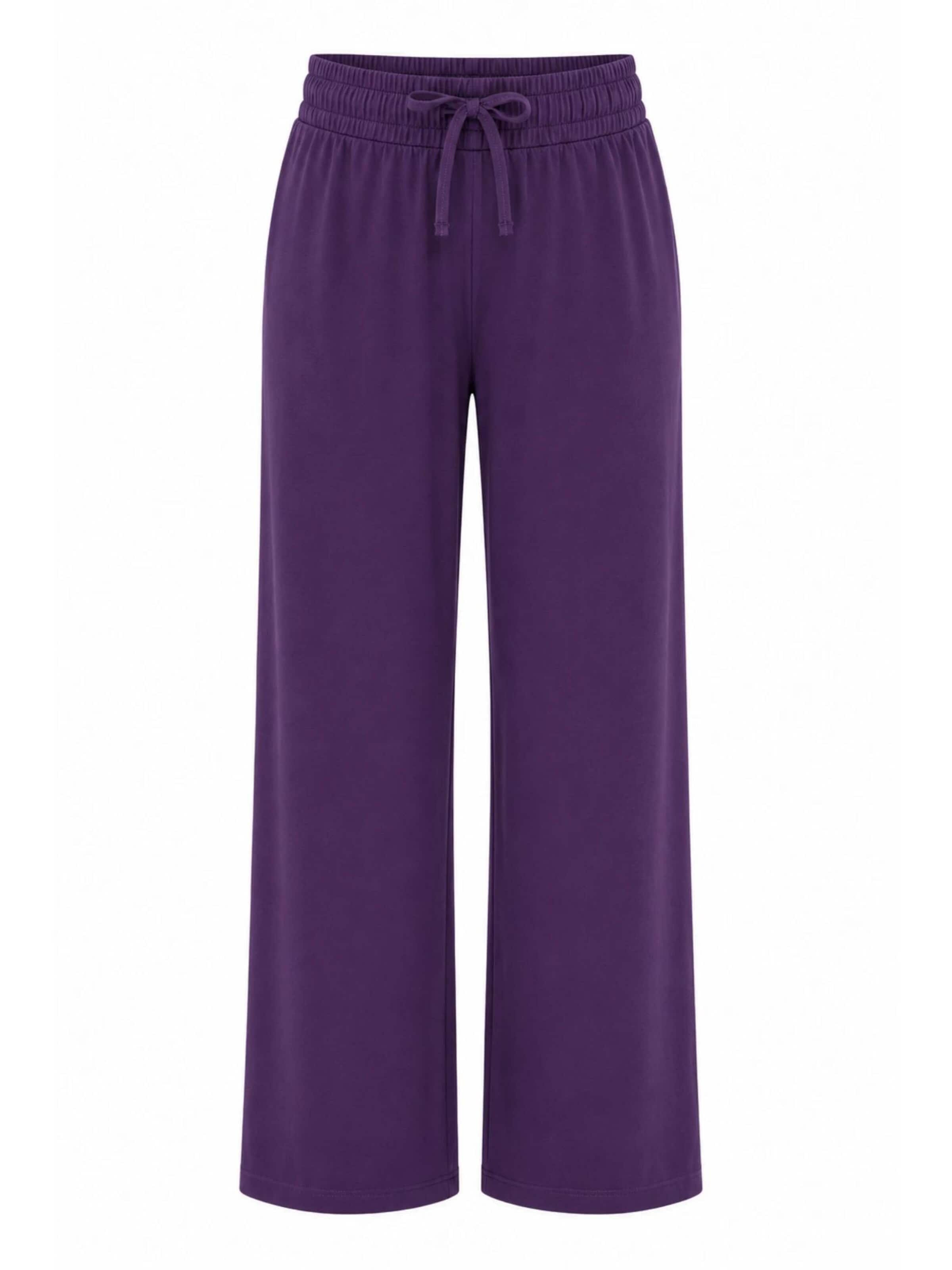 True North Wide leg Pants 'Weite Hose' in Purple: front
