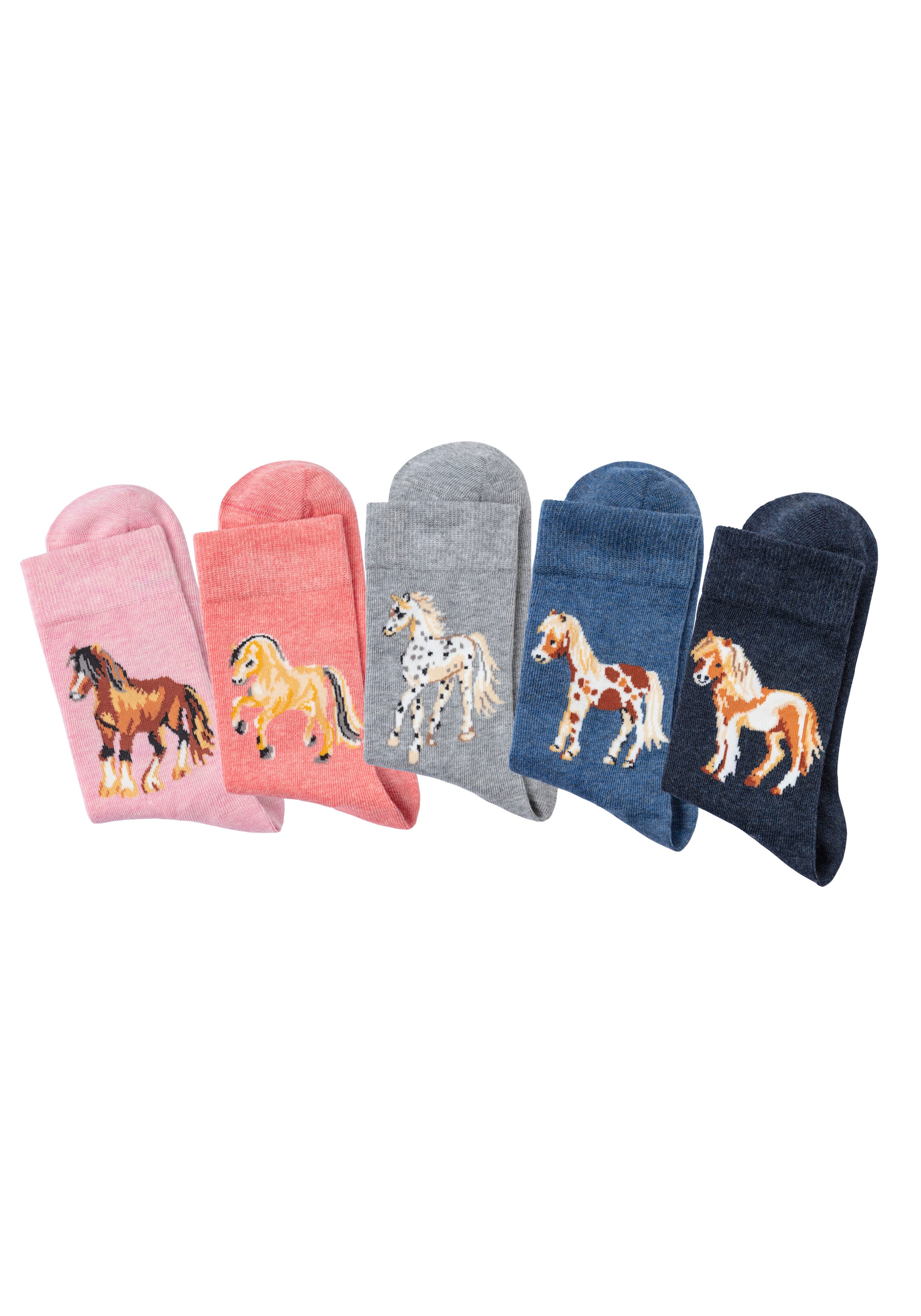 H.I.S Къси чорапи в синьо: отпред