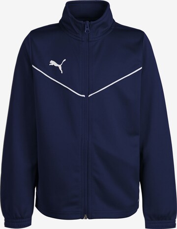 PUMA Athletic Jacket 'TeamRise' in Blue: front