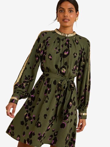 Robe love & roses en vert : devant