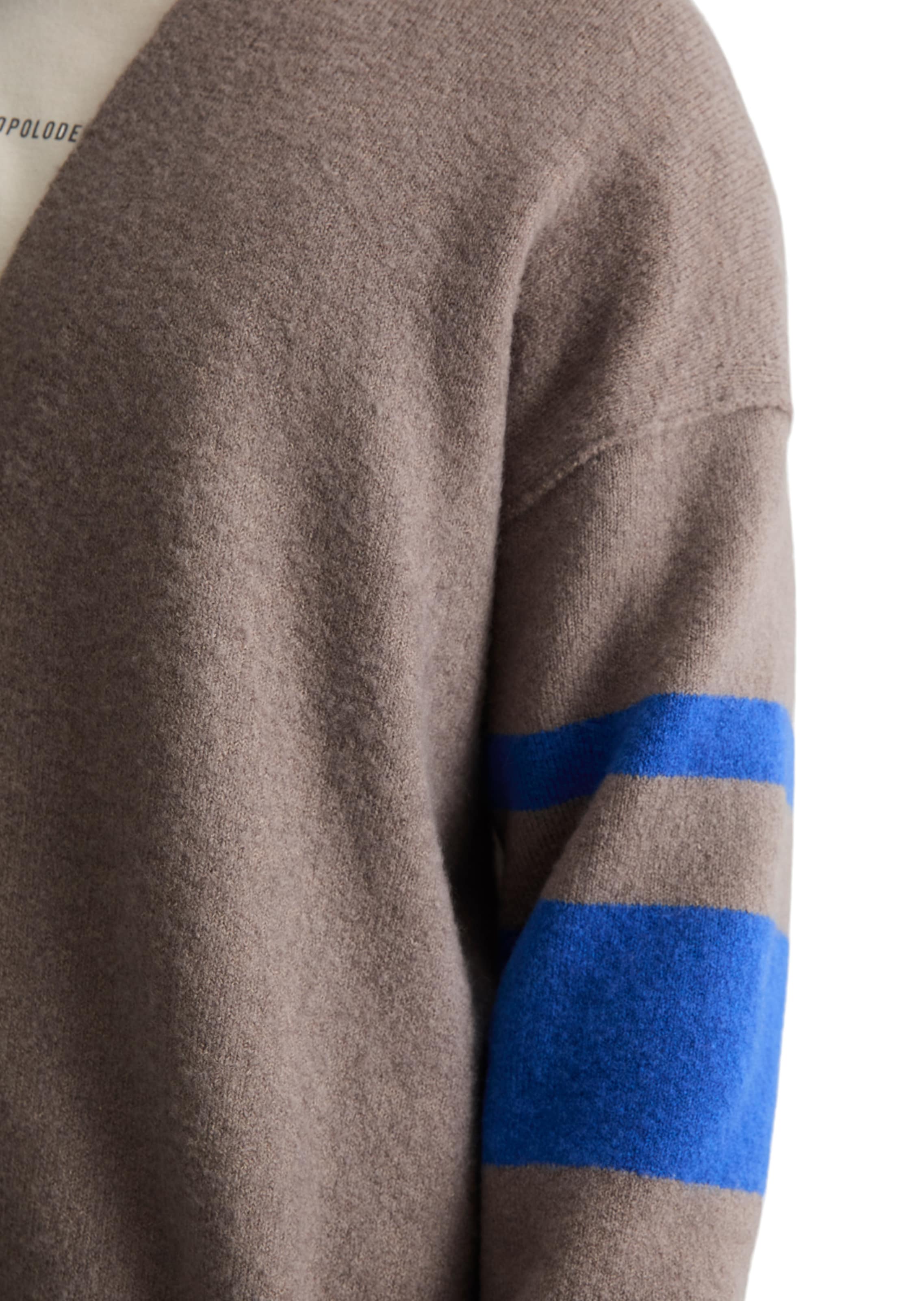 Marc O'Polo DENIM Strickjacke in Braun: Vorderseite