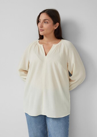 s.Oliver Bluse in Beige