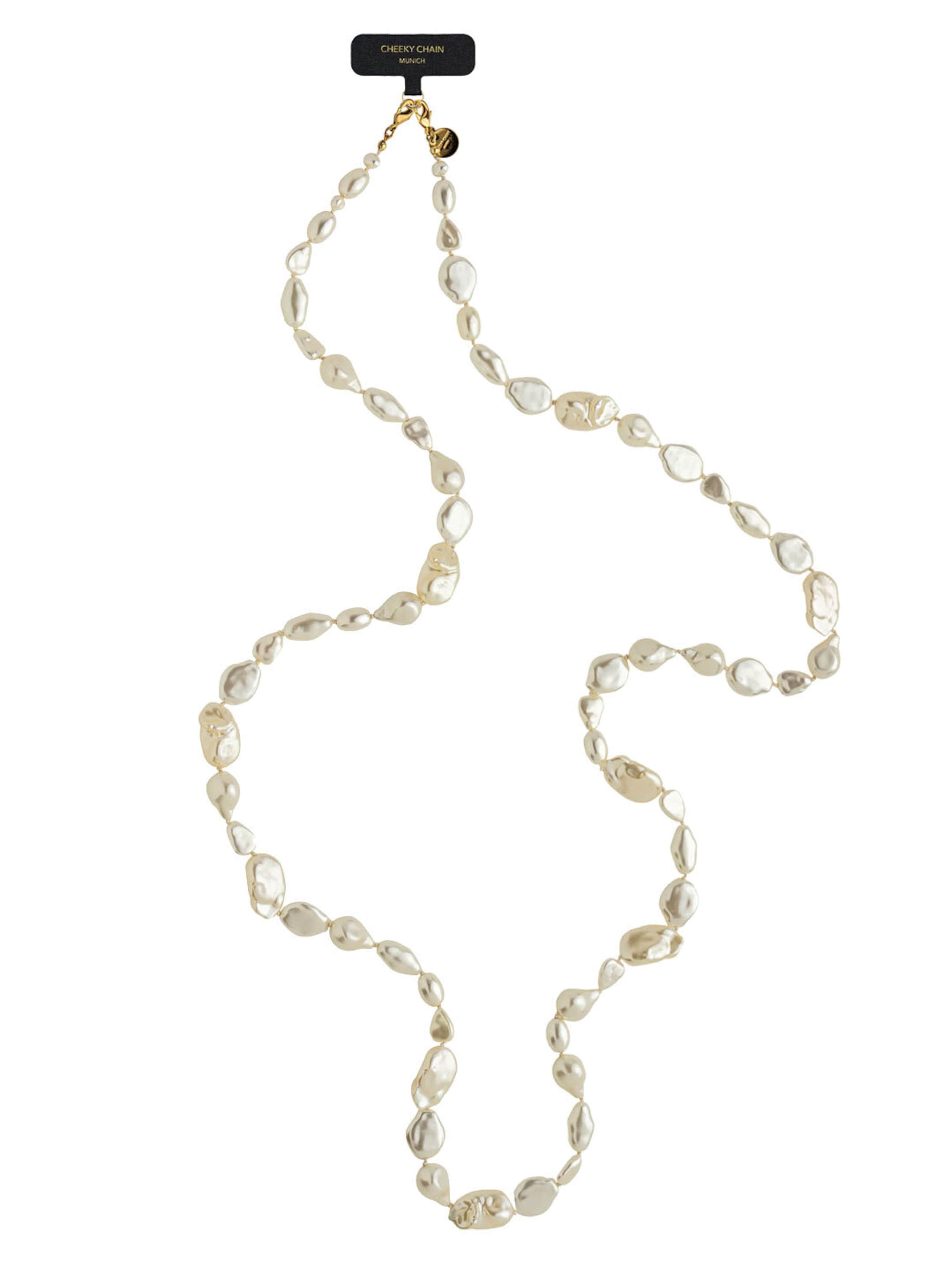 Protection pour Smartphone 'Fiji' Cheeky Chain Munich en blanc : devant