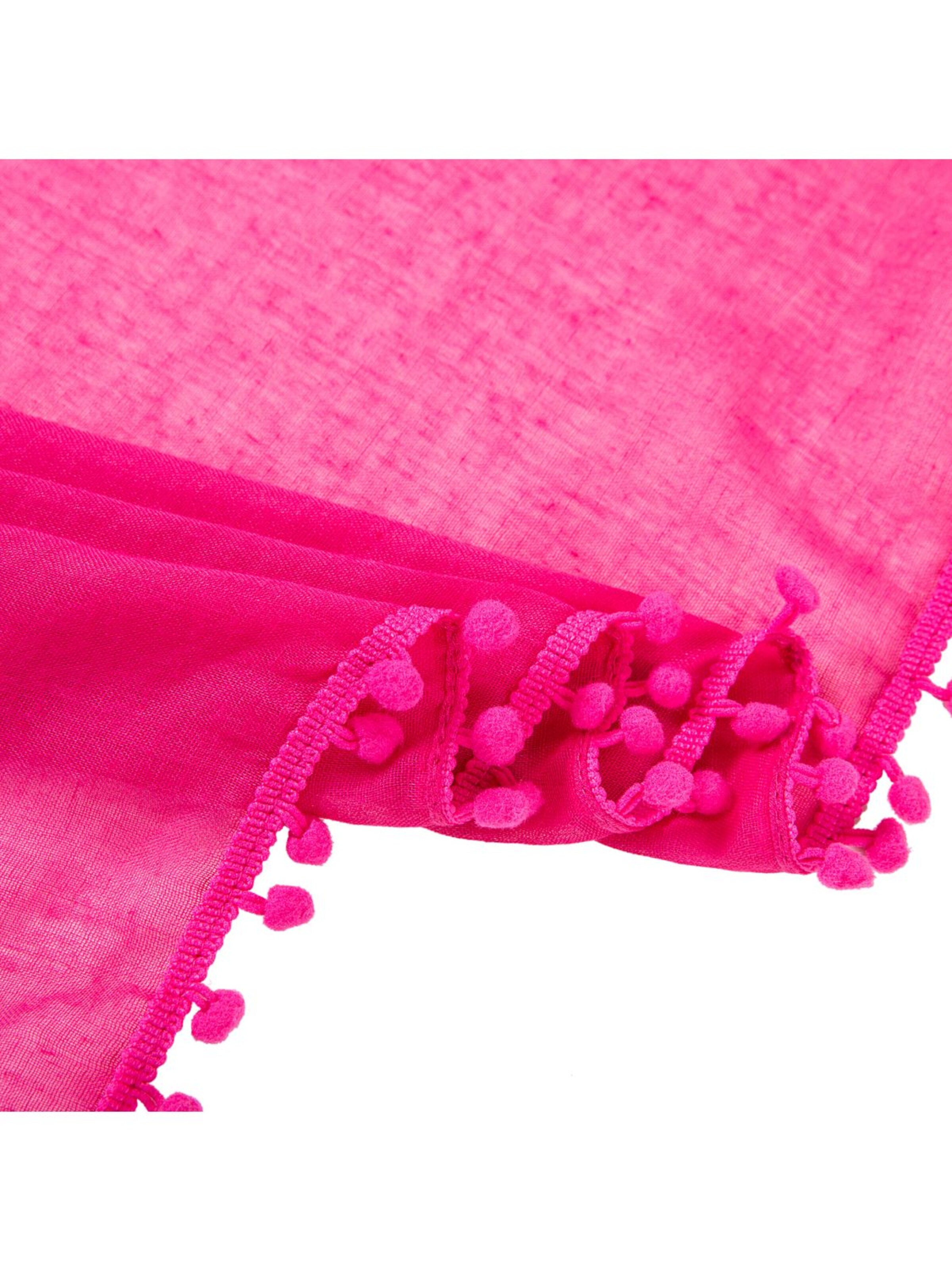 alberto cabale Sjaal 'Chèche coton rose Elvia' in Roze