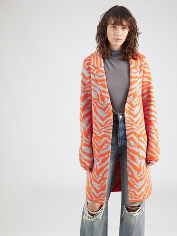 Key Largo Gebreid vest 'WILLOW' in Oranje: voorkant