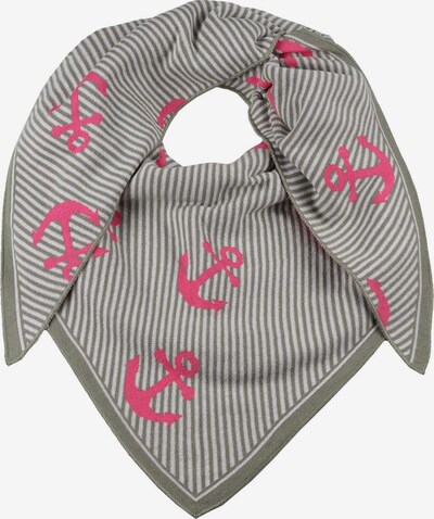 Zwillingsherz Masque en tissu 'Denise' en beige / kaki / rose, Vue avec produit