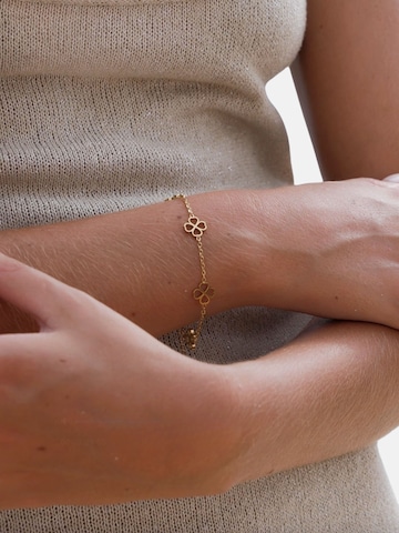 Bracelet 'Kleeblatt' GOOD.designs en or