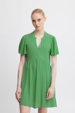 ICHI Shirt Dress 'MARRAKECH' in Green: front