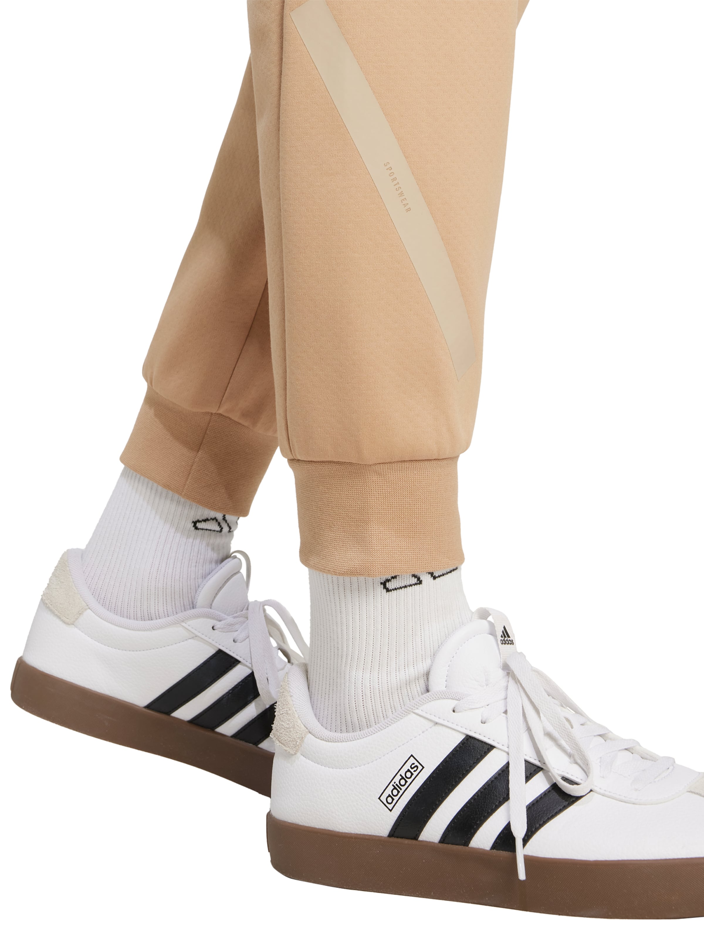ADIDAS SPORTSWEAR - Tapered Pantalón deportivo 'Z.N.E.' en beige